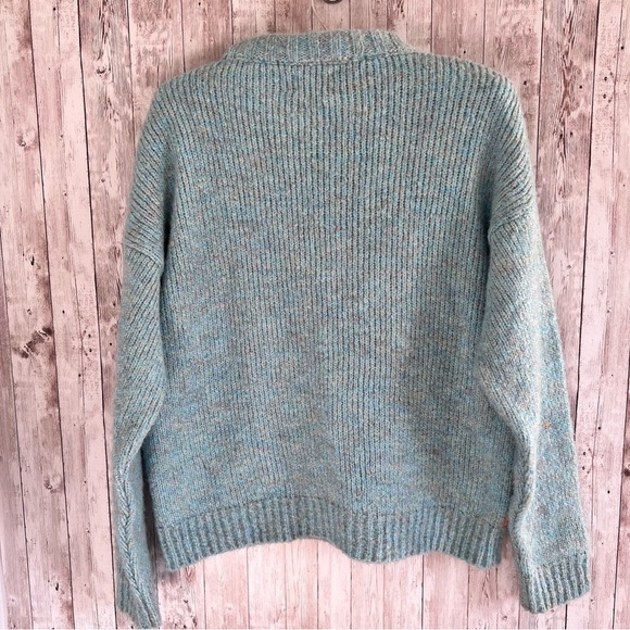 ASOS Women’s Landscape Crewneck Multi Color Sweater Medium - Picture 3 of 4